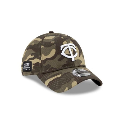 Minnesota Twins Gorra | New Era MLB Armed Forces Weekend 9twenty Adjustable Cap Mexico - Verdes
